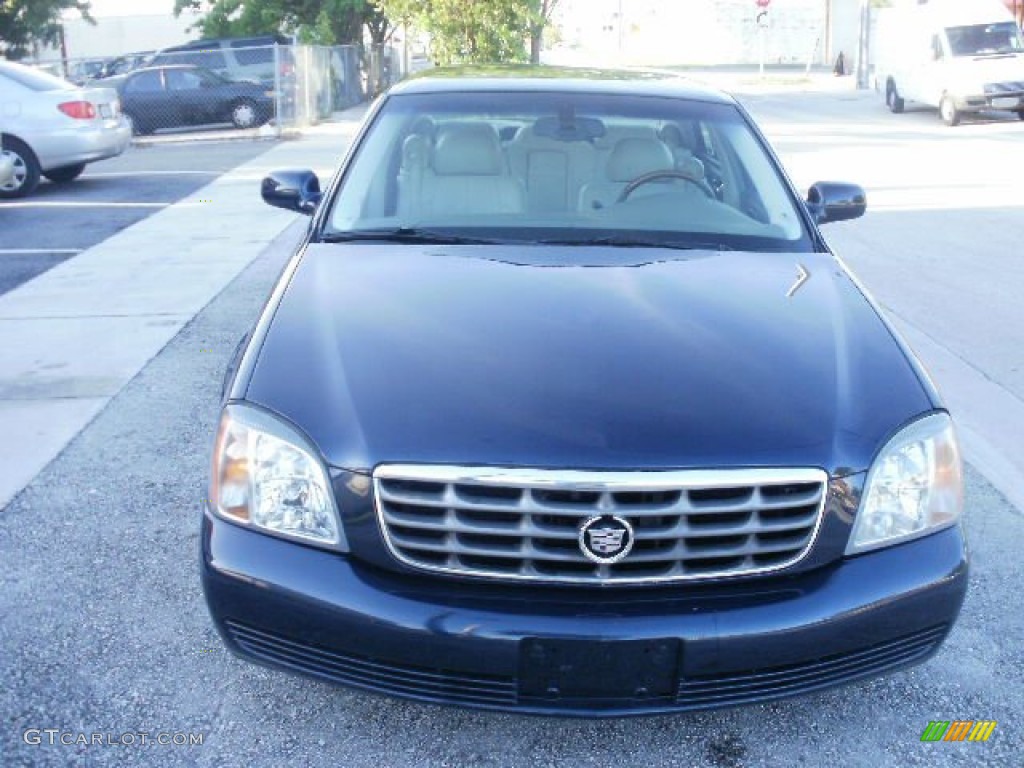 2002 DeVille Sedan - Blue Onyx Metallic / Neutral Shale photo #3