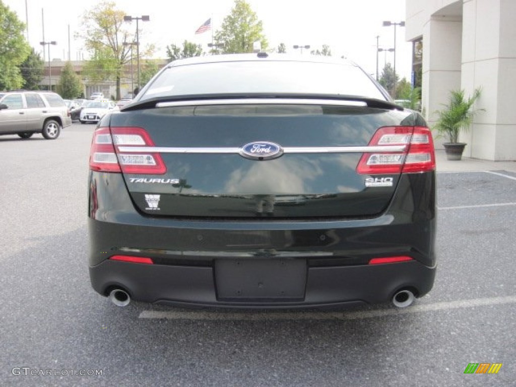 2013 Taurus SHO AWD - Green Gem Metallic / SHO Charcoal Black/Mayan Gray Miko Suede photo #4