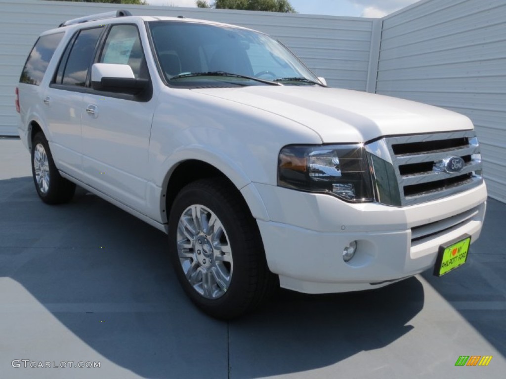 White Platinum Tri-Coat Ford Expedition