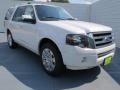 2013 White Platinum Tri-Coat Ford Expedition Limited  photo #1