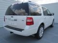 2013 White Platinum Tri-Coat Ford Expedition Limited  photo #3