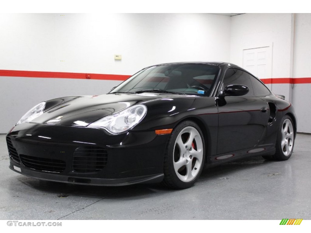 Black 2002 Porsche 911 Turbo Coupe Exterior Photo #71338691