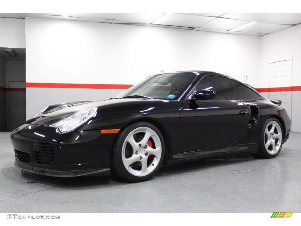 Black 2002 Porsche 911 Turbo Coupe Exterior Photo #71338700