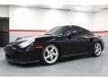 Black 2002 Porsche 911 Turbo Coupe Exterior