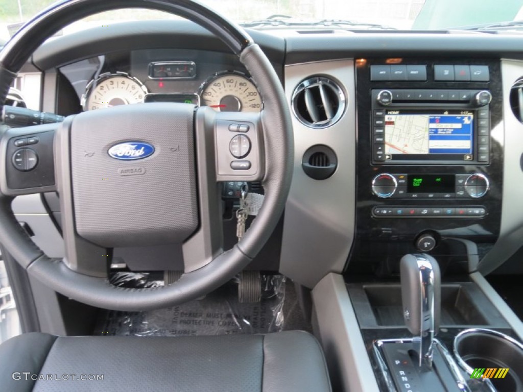 2013 Ford Expedition Limited Charcoal Black Dashboard Photo #71338916