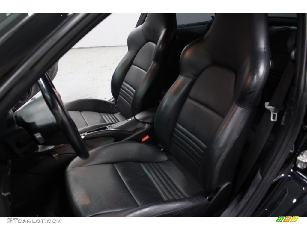 Black Interior 2002 Porsche 911 Turbo Coupe Photo #71339033