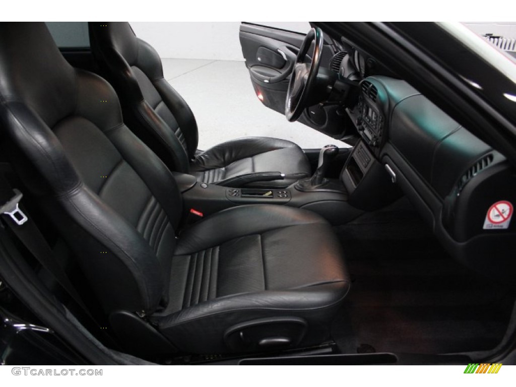 Black Interior 2002 Porsche 911 Turbo Coupe Photo #71339114