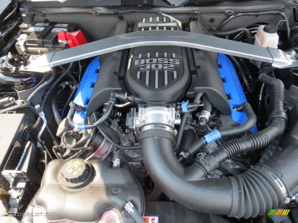 2013 Ford Mustang Boss 302 Laguna Seca 5.0 Liter 302 Hi-Po DOHC 32-Valve Ti-VCT V8 Engine Photo #71339483