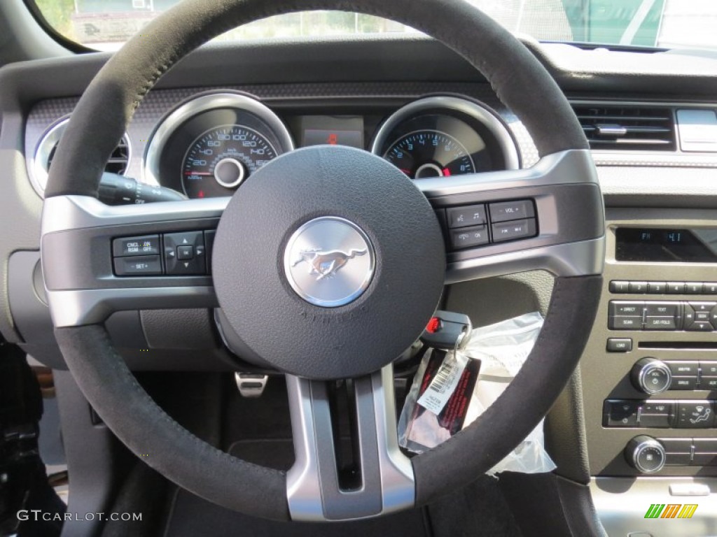 2013 Ford Mustang Boss 302 Laguna Seca Charcoal Black/Recaro Sport Seats Steering Wheel Photo #71339615