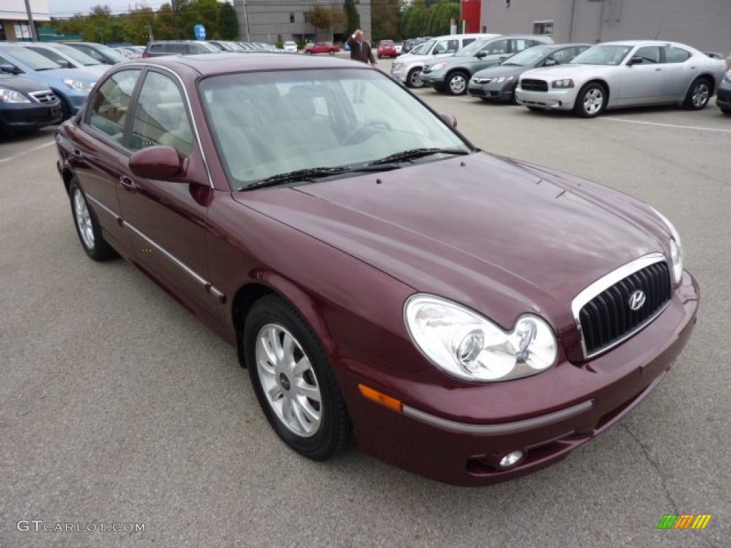 Ruby Red 2005 Hyundai Sonata GLS V6 Exterior Photo #71340254
