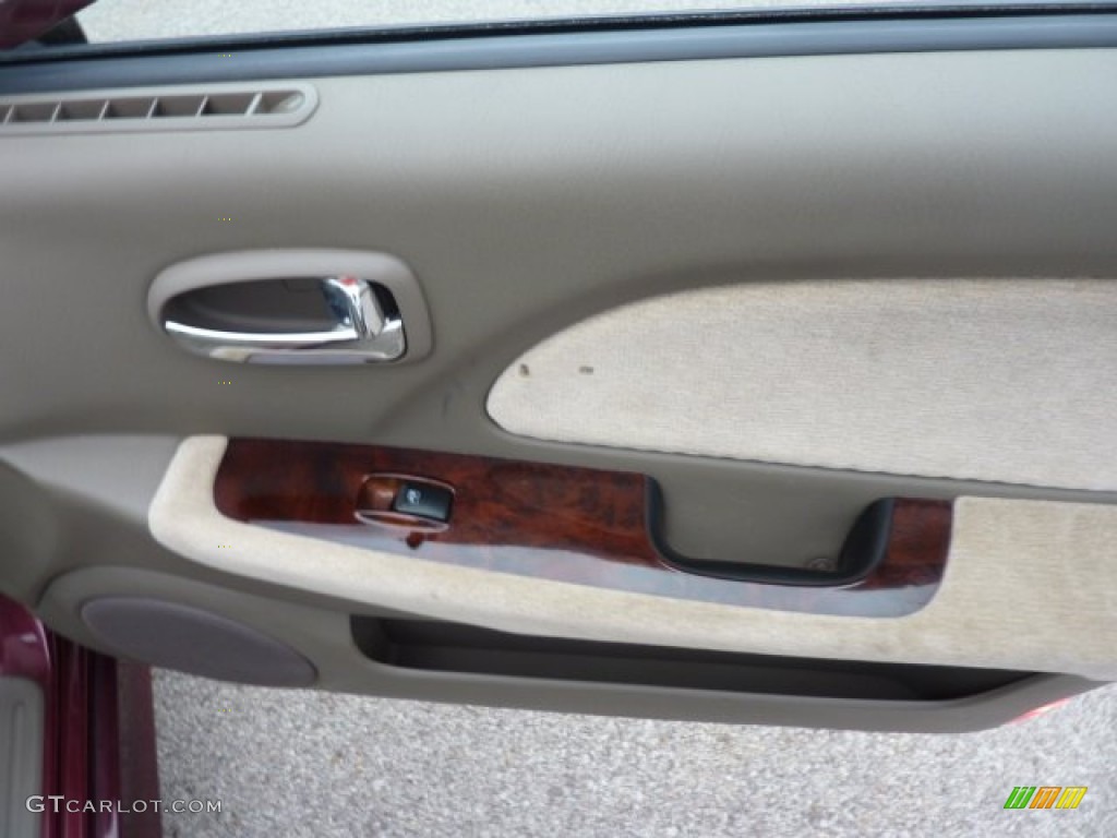 2005 Sonata GLS V6 - Ruby Red / Beige photo #12