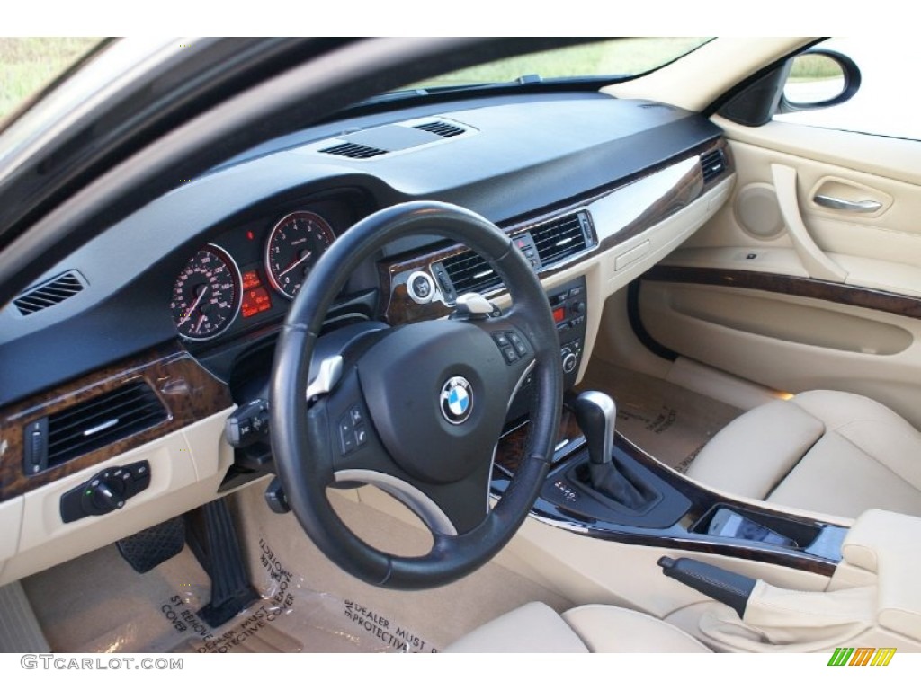 2007 3 Series 335i Sedan - Black Sapphire Metallic / Beige photo #19