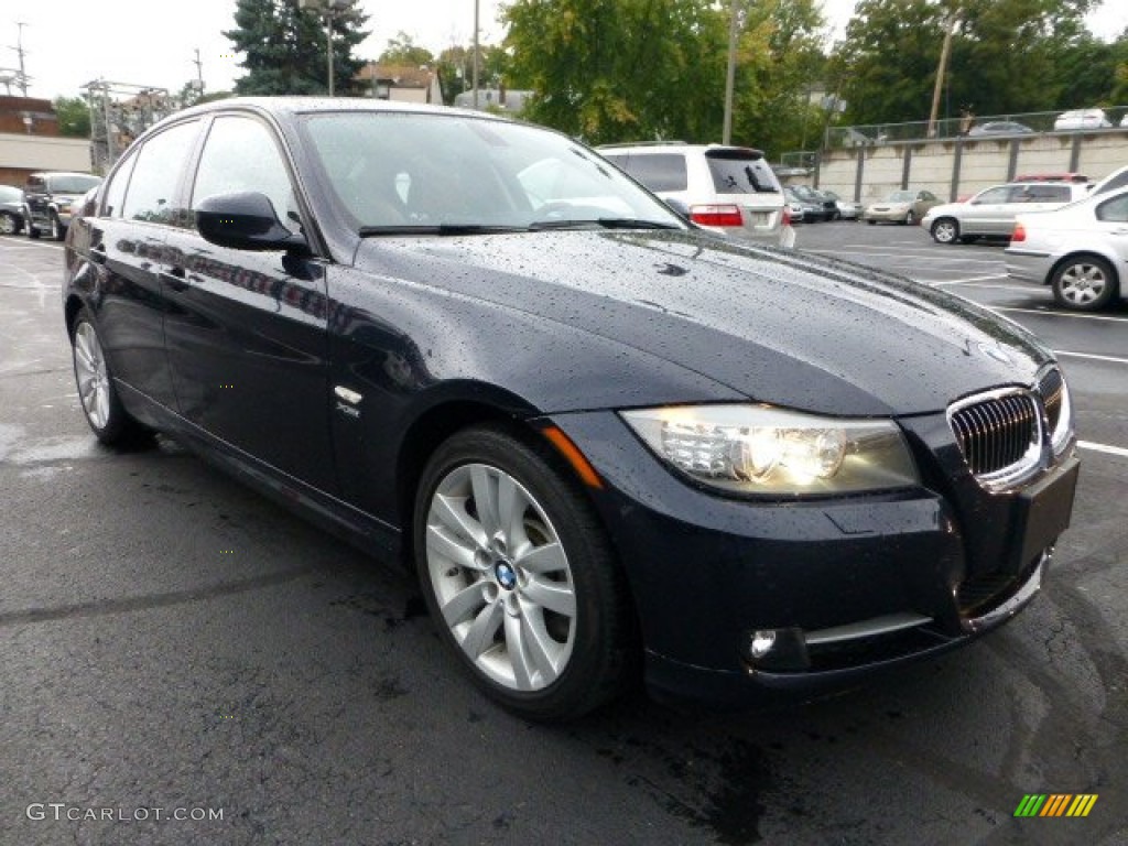 2010 3 Series 335i xDrive Sedan - Monaco Blue Metallic / Saddle Brown Dakota Leather photo #3