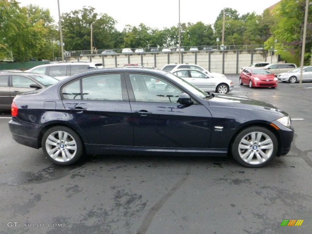 2010 3 Series 335i xDrive Sedan - Monaco Blue Metallic / Saddle Brown Dakota Leather photo #12
