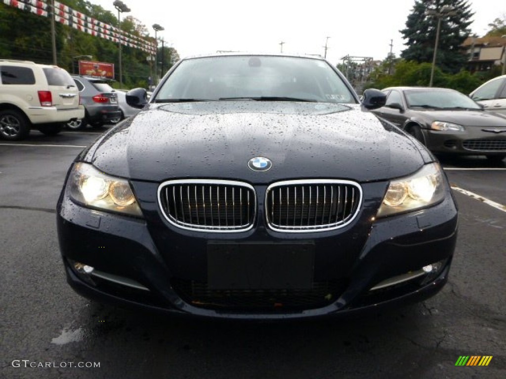 2010 3 Series 335i xDrive Sedan - Monaco Blue Metallic / Saddle Brown Dakota Leather photo #13