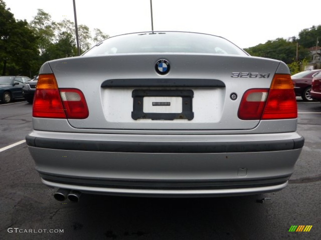 2001 3 Series 325i Sedan - Titanium Silver Metallic / Black photo #12