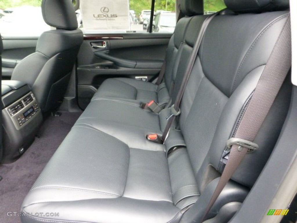 Black/Mahogany Accents Interior 2013 Lexus LX 570 Photo #71343536