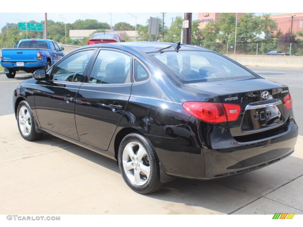 2010 Elantra SE - Ebony Black / Gray photo #7