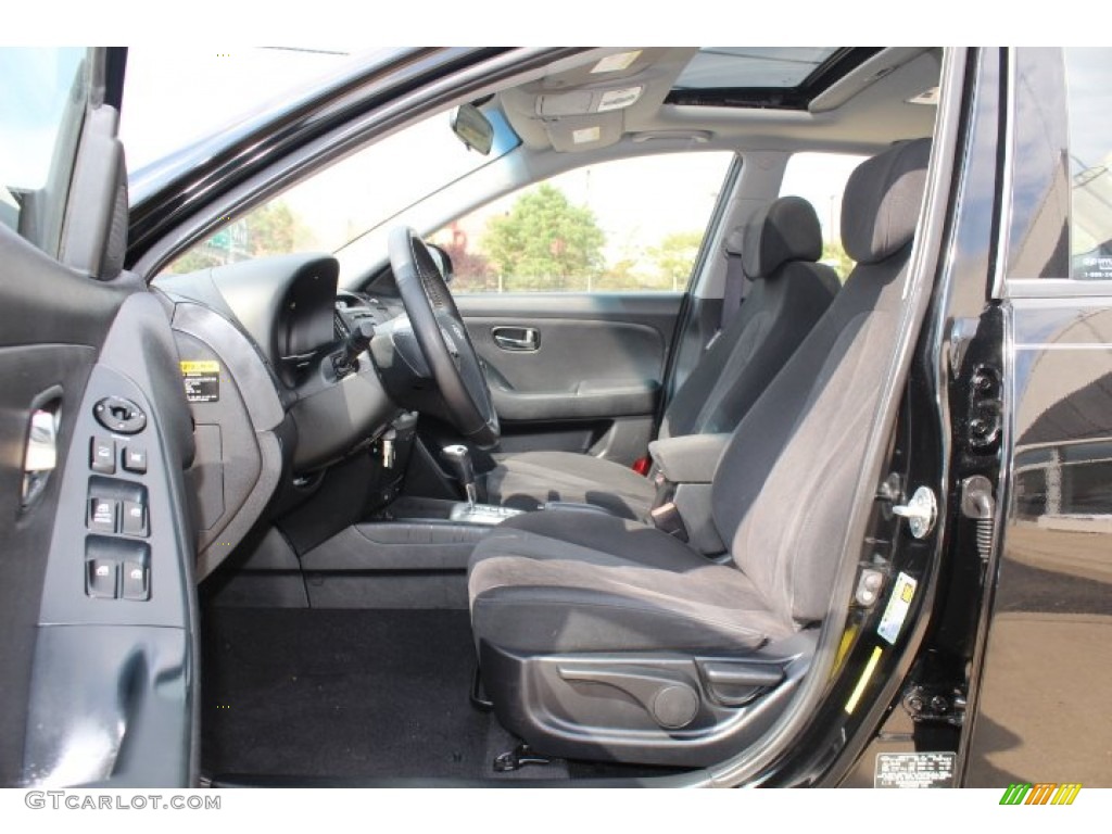 2010 Elantra SE - Ebony Black / Gray photo #10