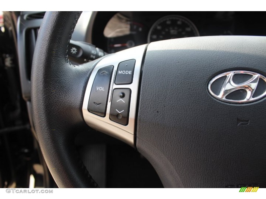 2010 Elantra SE - Ebony Black / Gray photo #15