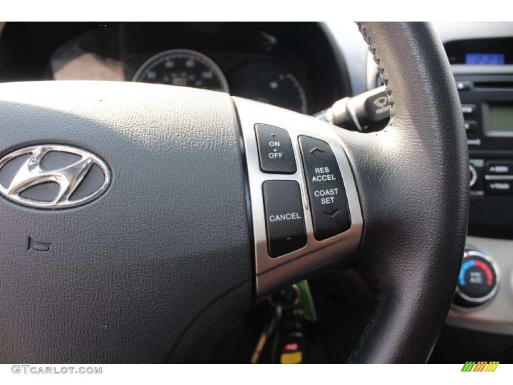 2010 Elantra SE - Ebony Black / Gray photo #16