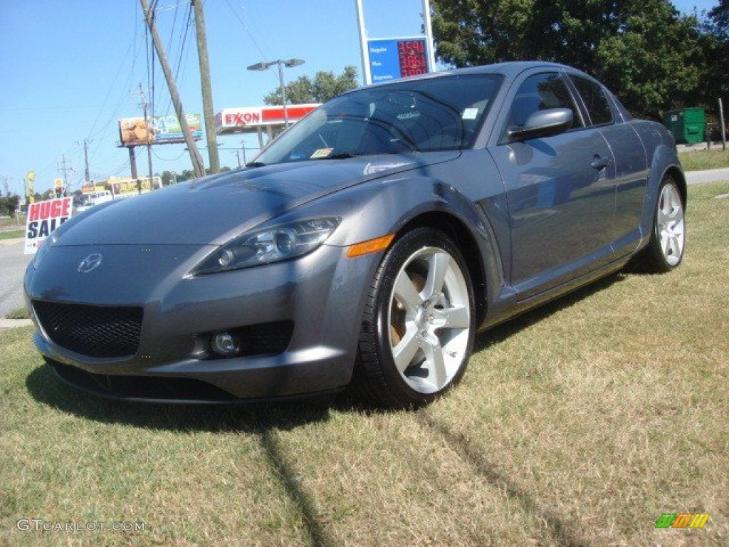 2006 RX-8  - Galaxy Gray Mica / Black photo #1