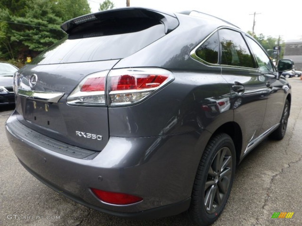 2013 RX 350 F Sport AWD - Nebula Gray Pearl / Black/Ebony Birds Eye Maple photo #4