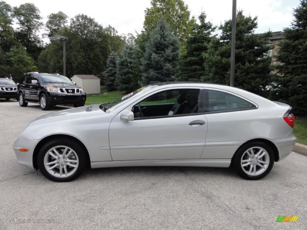 Brilliant Silver Metallic 2003 Mercedes-Benz C C320 Sport Coupe Exterior Photo #71346132