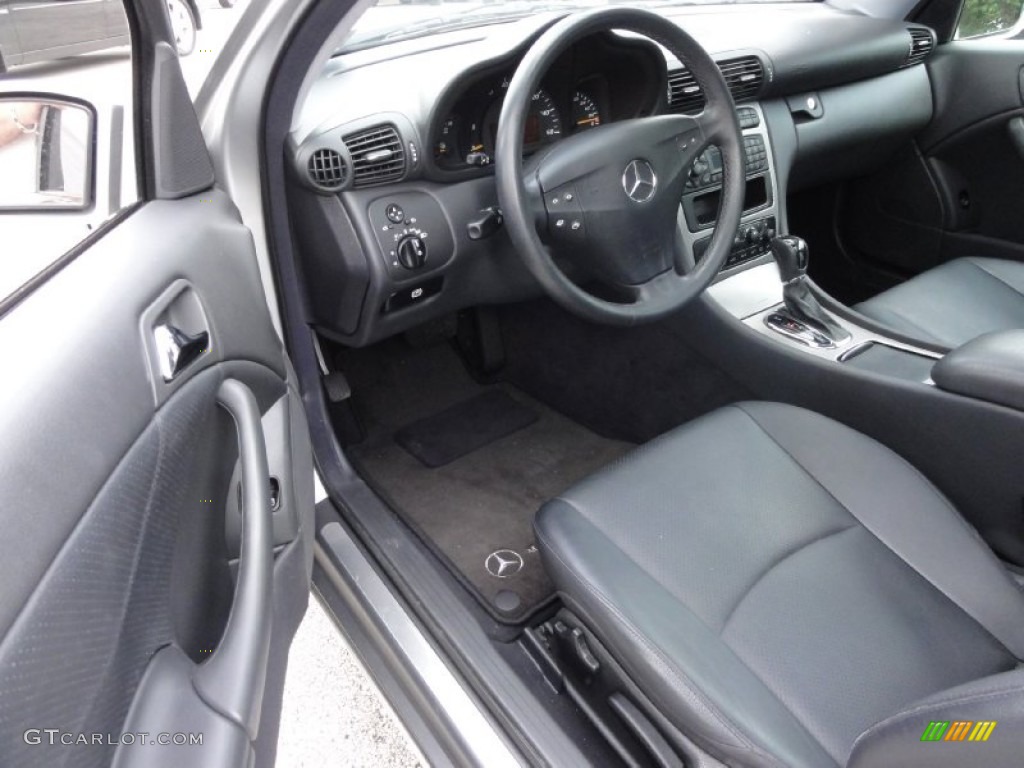 Charcoal Interior 2003 Mercedes-Benz C C320 Sport Coupe Photo #71346155