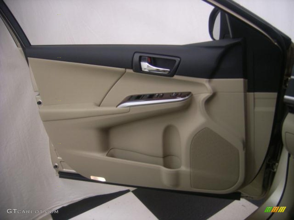 2012 Camry XLE - Sandy Beach Metallic / Ivory photo #8