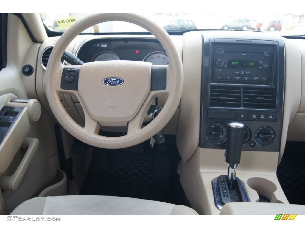 2007 Explorer Sport Trac XLT 4x4 - Mineral Grey Metallic / Camel photo #23