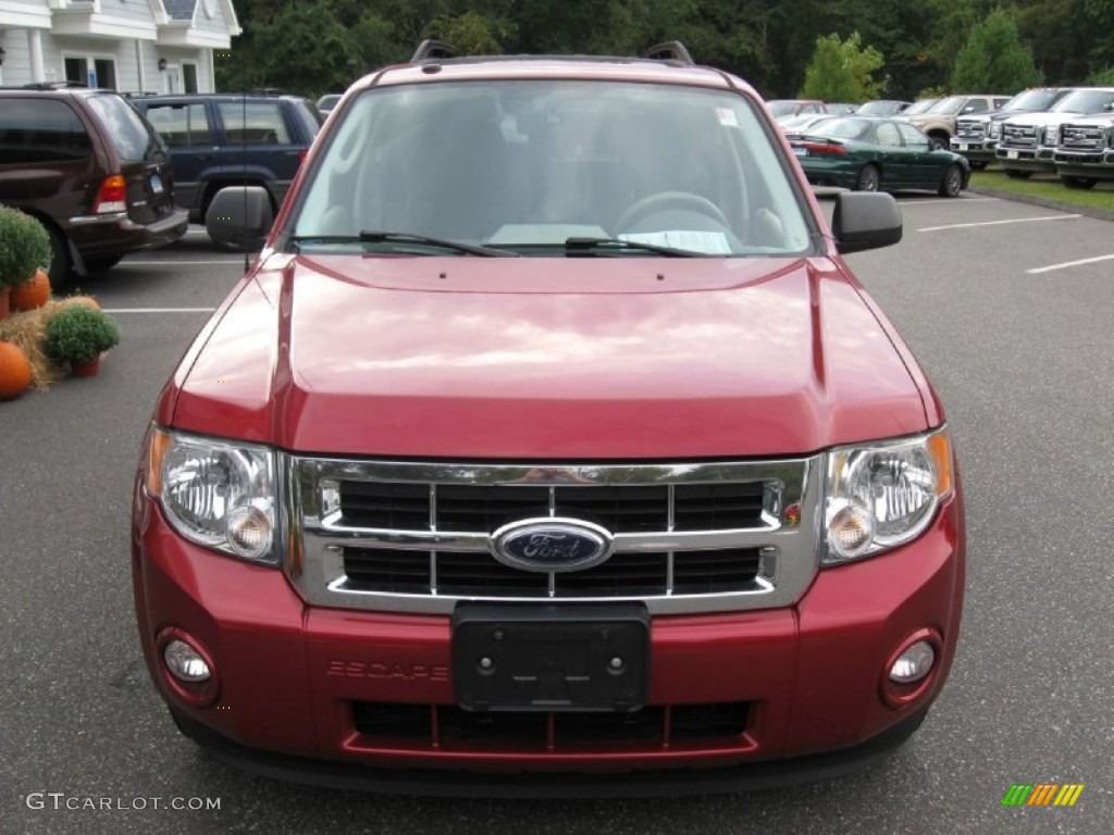 2009 Escape XLT V6 4WD - Torch Red / Stone photo #2