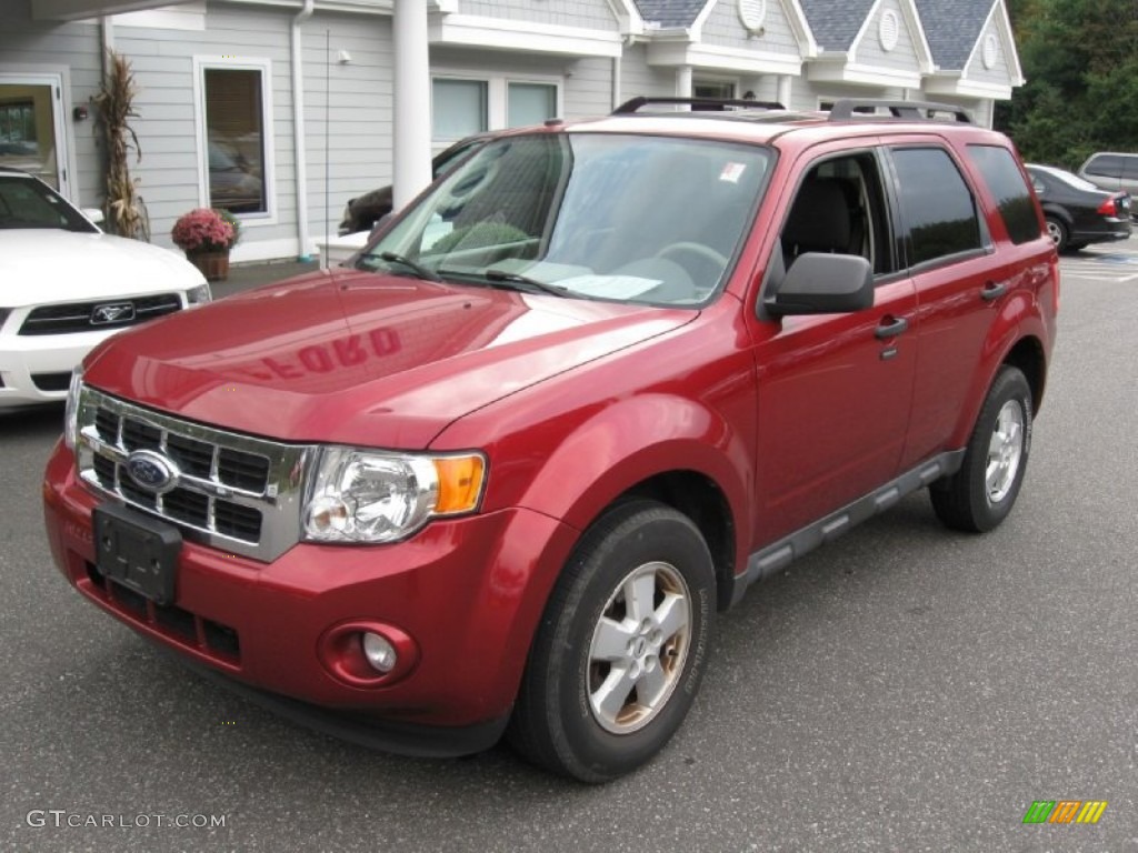 2009 Escape XLT V6 4WD - Torch Red / Stone photo #3