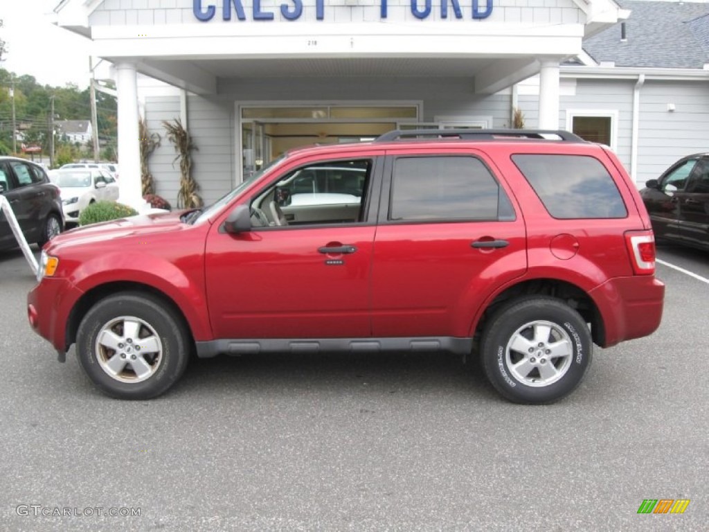 2009 Escape XLT V6 4WD - Torch Red / Stone photo #4