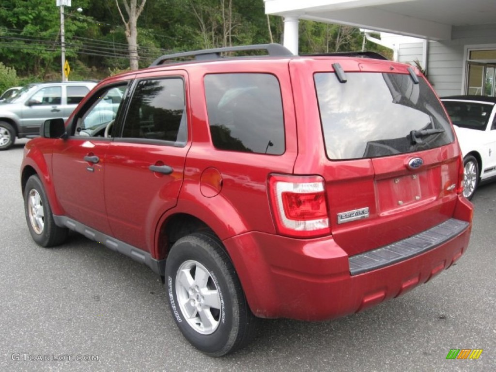 2009 Escape XLT V6 4WD - Torch Red / Stone photo #5