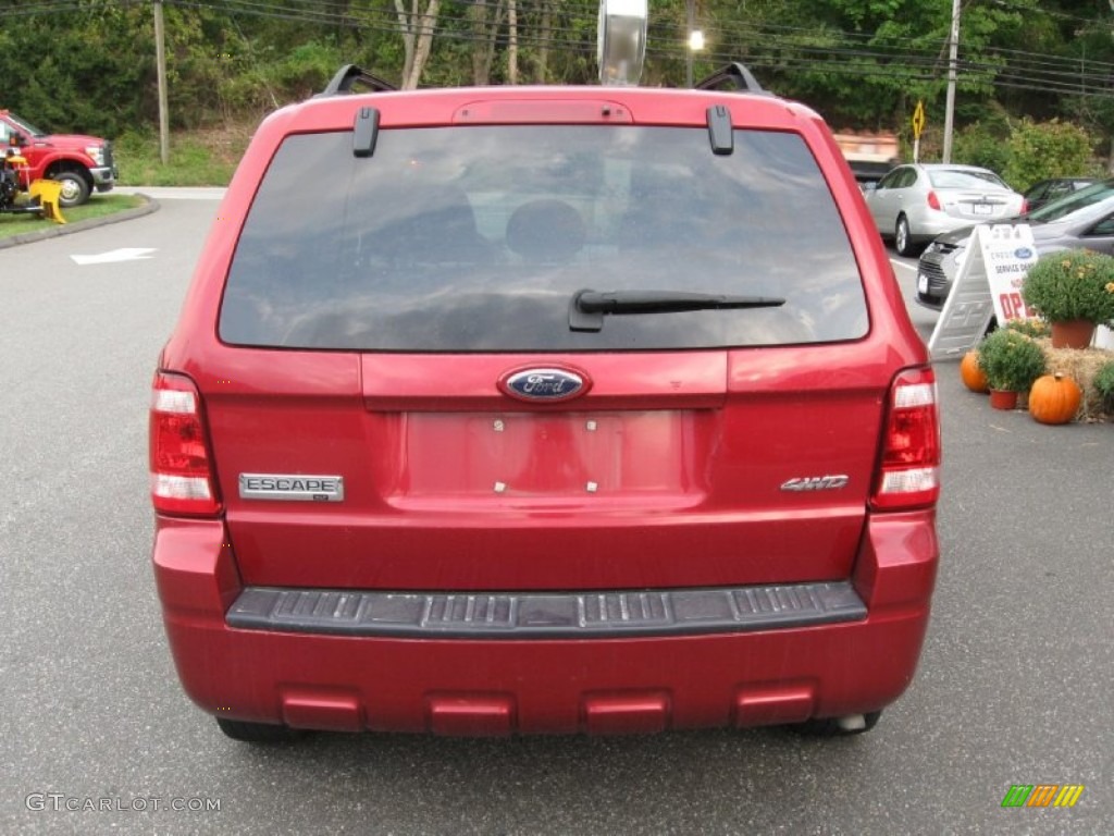 2009 Escape XLT V6 4WD - Torch Red / Stone photo #6
