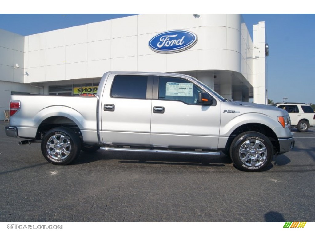 Ingot Silver Metallic 2013 Ford F150 XLT SuperCrew Exterior Photo #71349920