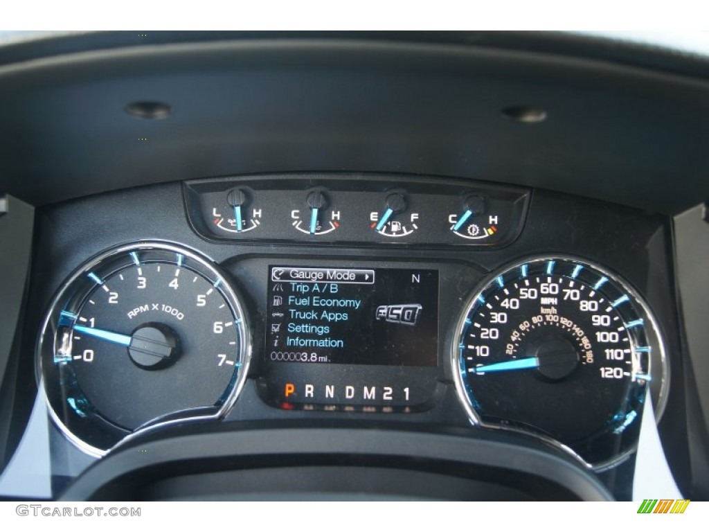 2013 Ford F150 XLT SuperCrew Gauges Photo #71350142