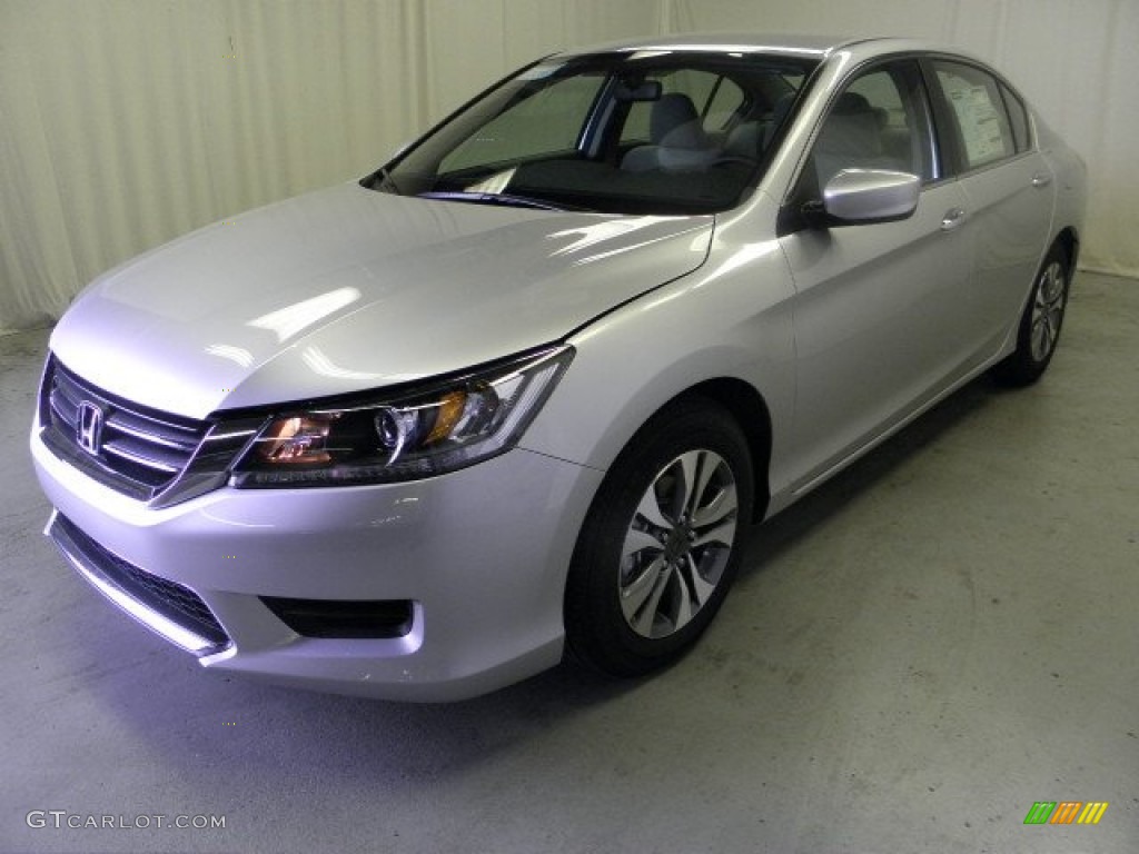 Alabaster Silver Metallic 2013 Honda Accord LX Sedan Exterior Photo #71350202