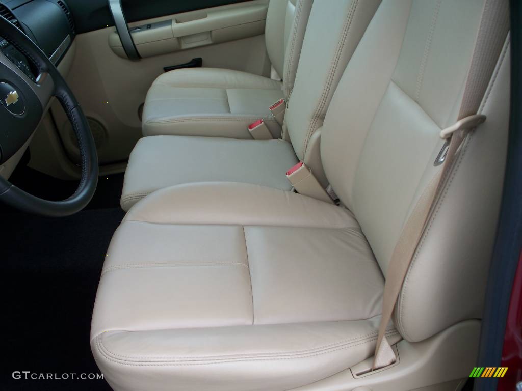 2007 Silverado 1500 LT Regular Cab 4x4 - Sport Red Metallic / Light Cashmere/Ebony Black photo #19