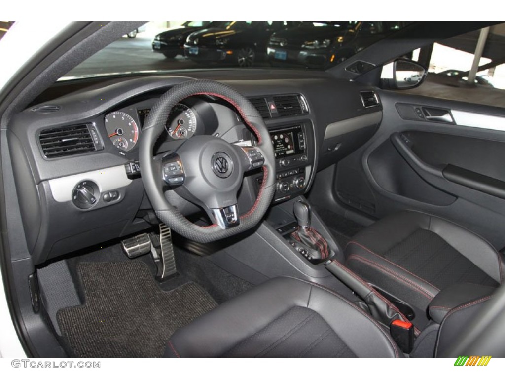 Titan Black Interior 2013 Volkswagen Jetta GLI Autobahn Photo #71350946