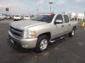 2007 Silver Birch Metallic Chevrolet Silverado 1500 LT Crew Cab 4x4  photo #1