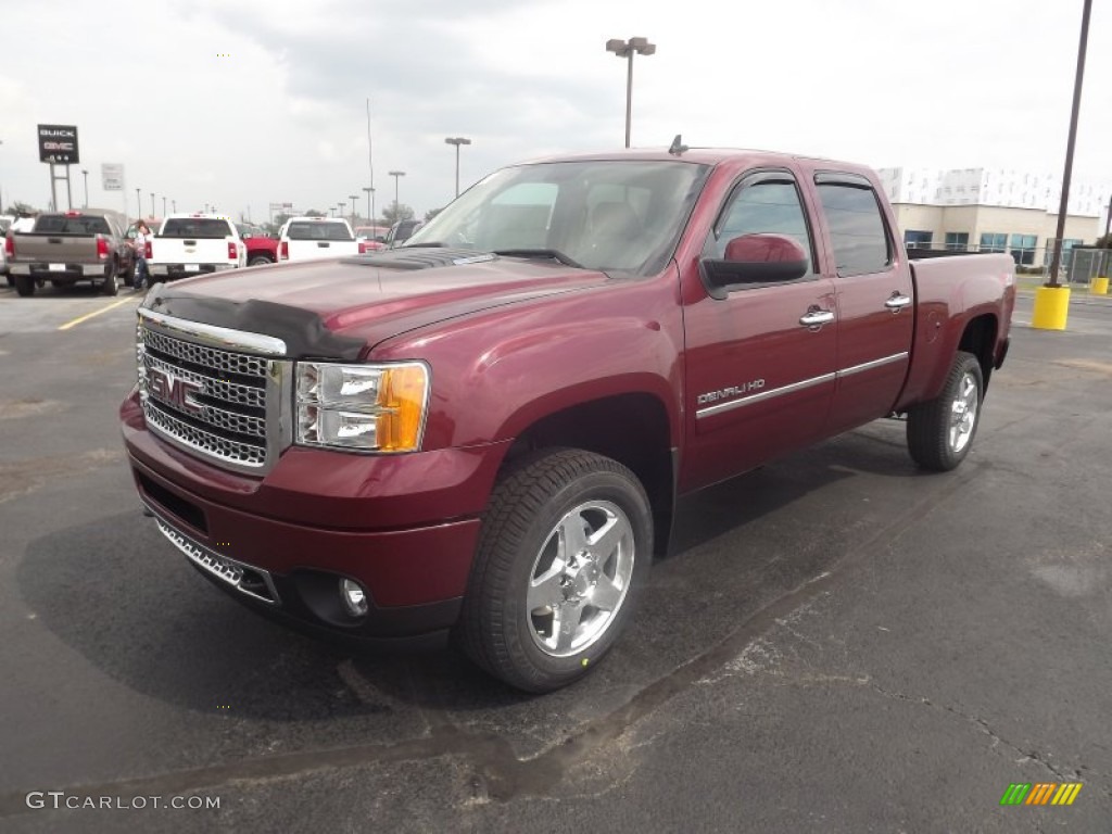 2013 Sierra 2500HD Denali Crew Cab 4x4 - Sonoma Red Metallic / Cocoa/Light Cashmere photo #1