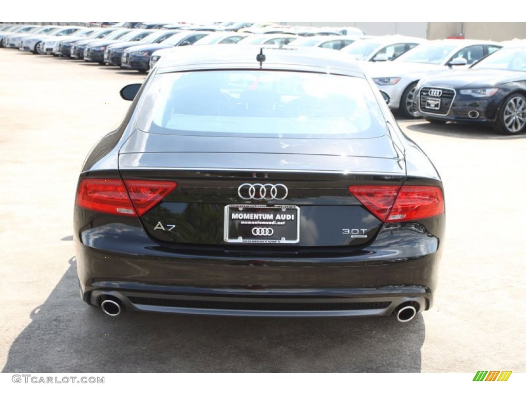 2013 A7 3.0T quattro Prestige - Havanna Black Metallic / Black photo #7