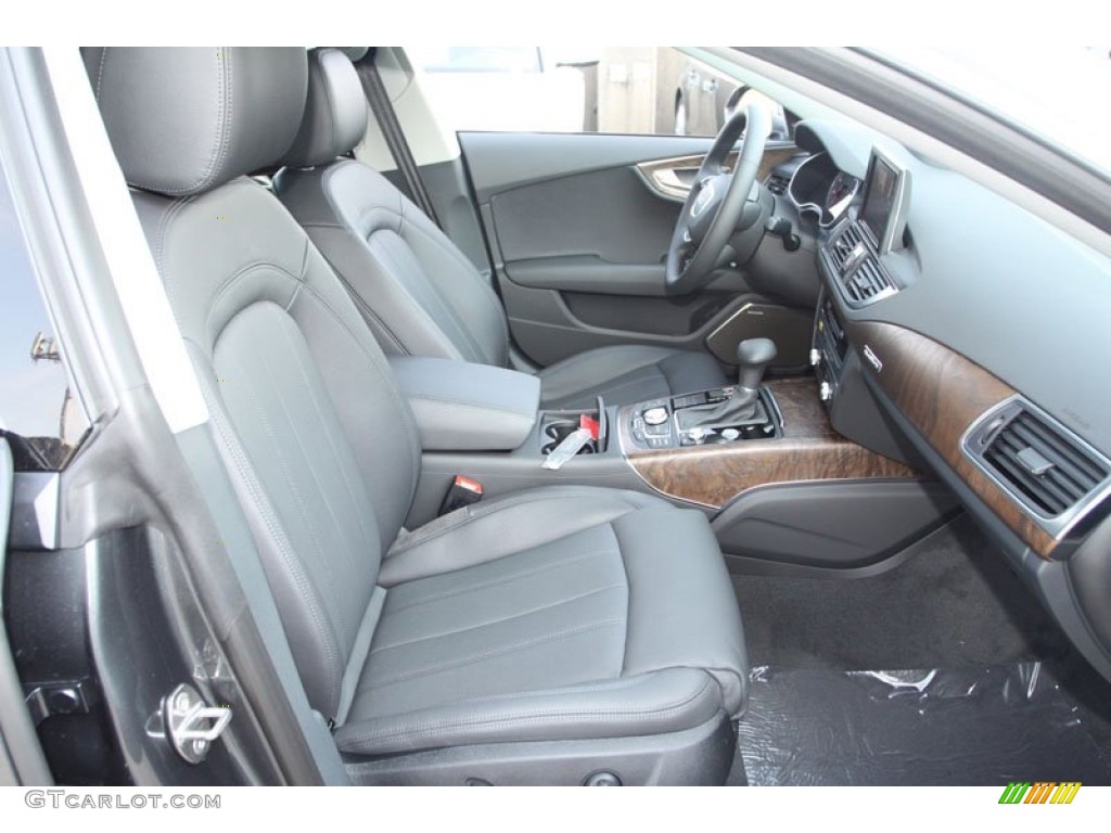 Black Interior 2013 Audi A7 3.0T quattro Prestige Photo #71353769