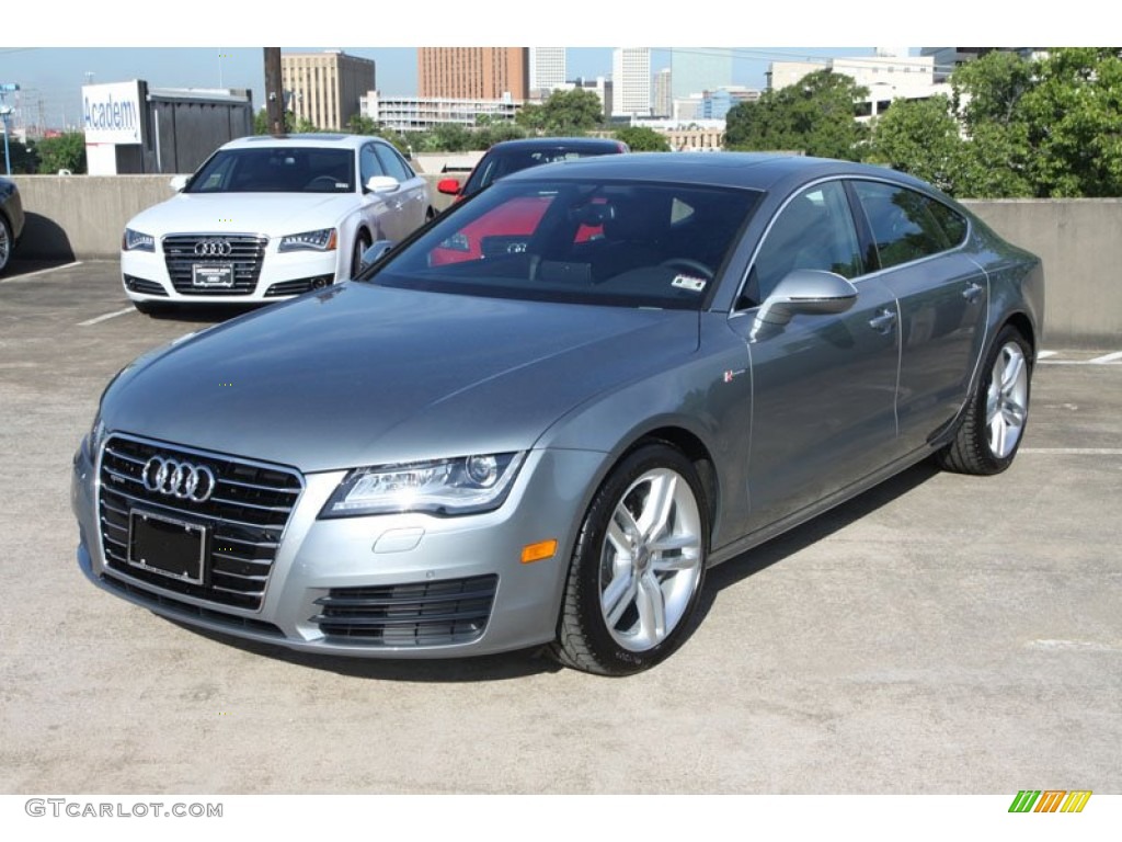 2013 A7 3.0T quattro Premium Plus - Quartz Gray Metallic / Black photo #3