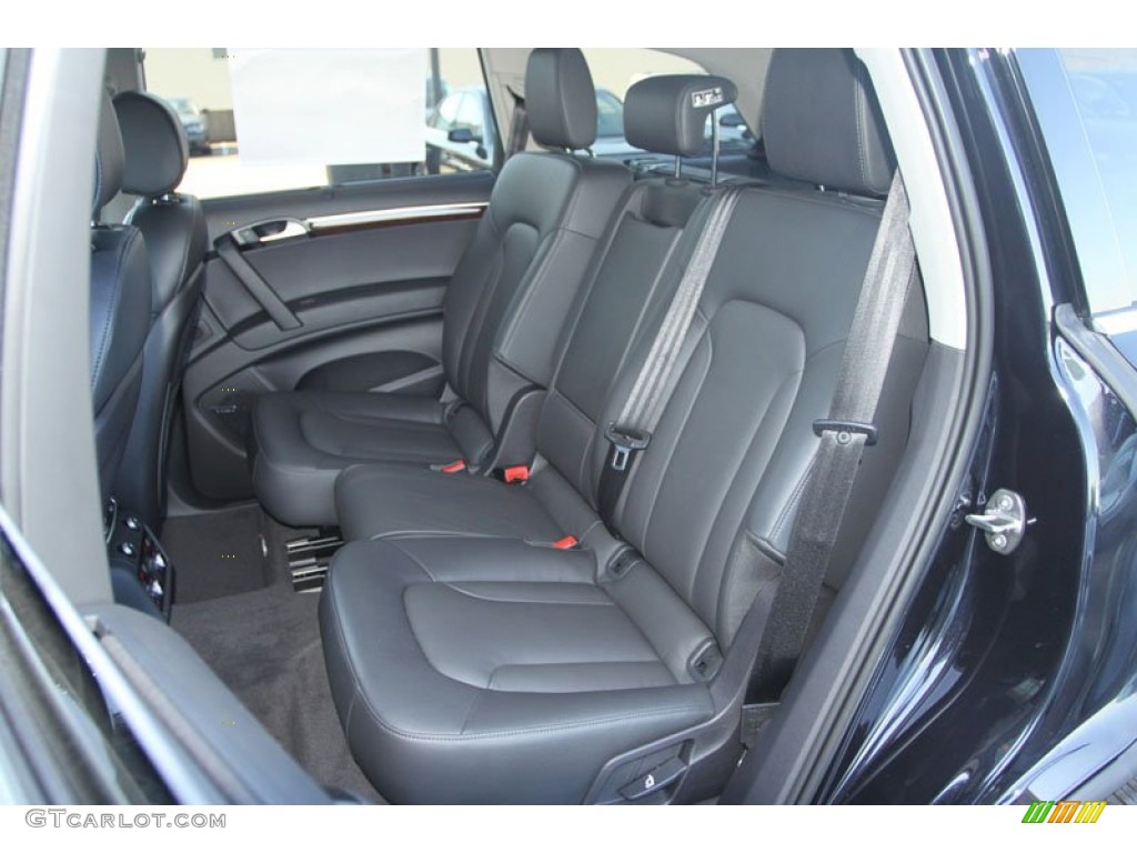 Black Interior 2013 Audi Q7 3.0 TDI quattro Photo #71354474