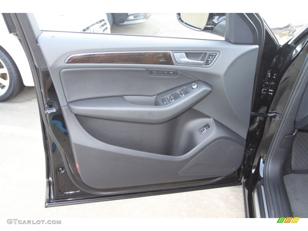2013 Audi Q5 2.0 TFSI quattro Black Door Panel Photo #71355194