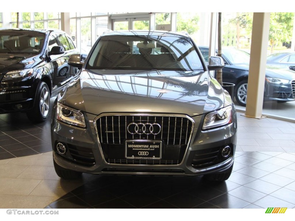 2013 Q5 2.0 TFSI quattro - Monsoon Gray Metallic / Black photo #2