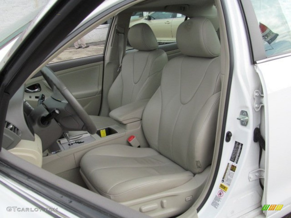 2008 Camry Hybrid - Super White / Bisque photo #11